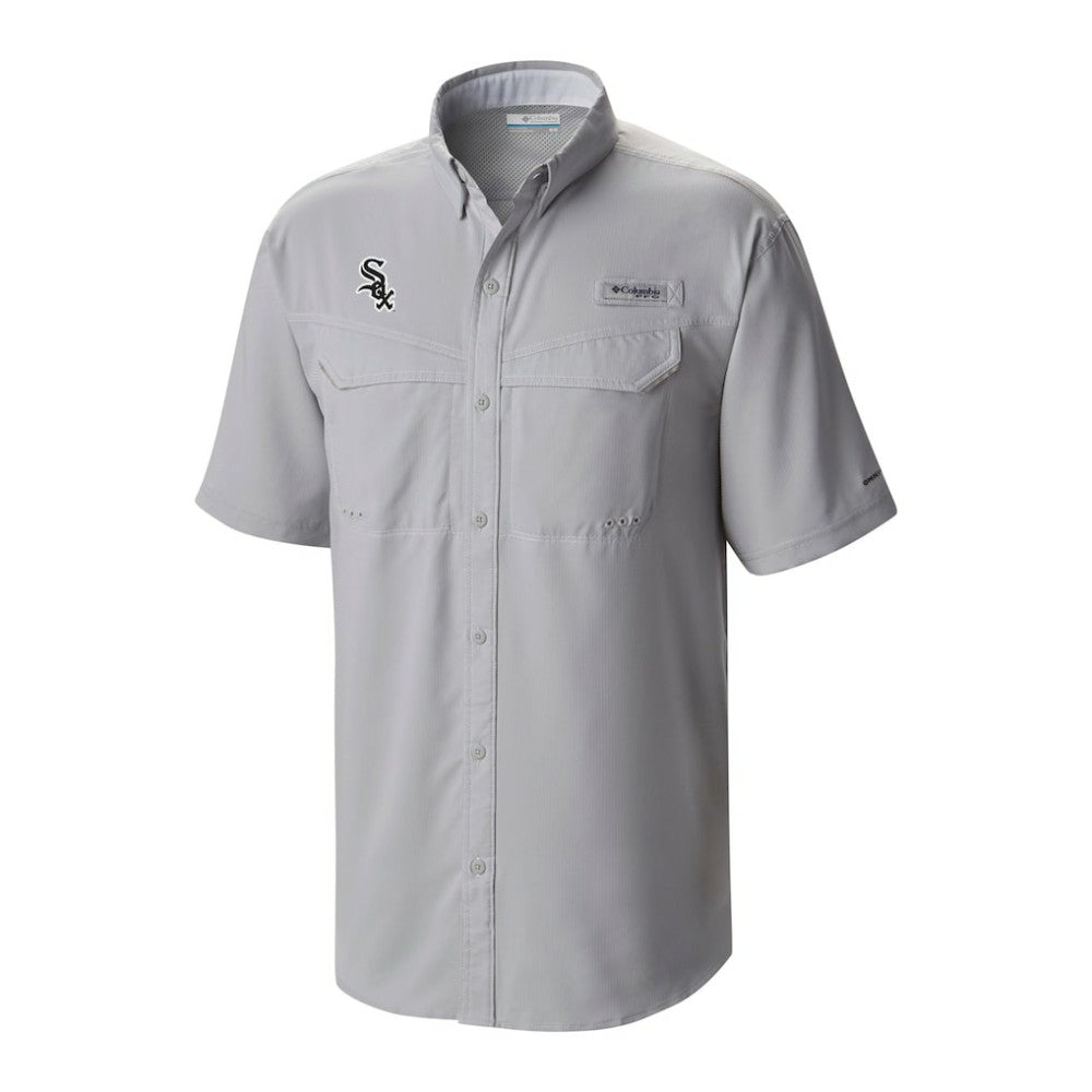 Chicago White Sox Omni-Wick Low Drag Offshore Button-Up Shirt Gray | Columbia