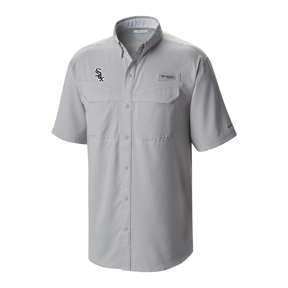 Chicago White Sox Omni-Wick Low Drag Offshore Button-Up Shirt Gray | Columbia