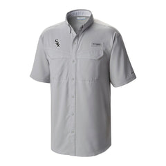 Chicago White Sox Omni-Wick Low Drag Offshore Button-Up Shirt Gray | Columbia