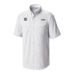 Chicago Cubs Omni-Wick Low Drag Offshore Button-Up Shirt White | Columbia