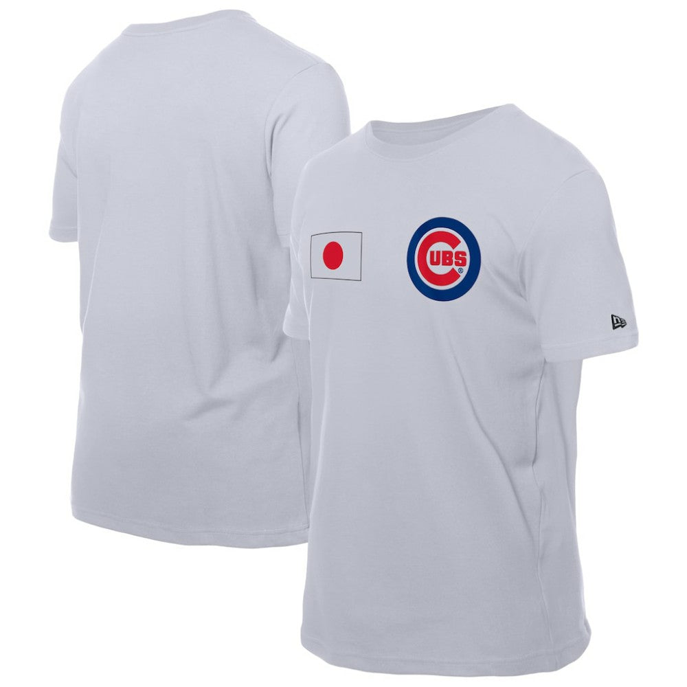 Chicago Cubs Japanese Flag T-Shirt White | New Era