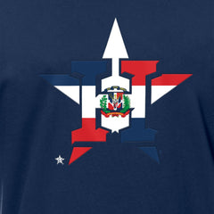 Houston Astros Dominican Republic Flag Logo T-Shirt Navy | New Era