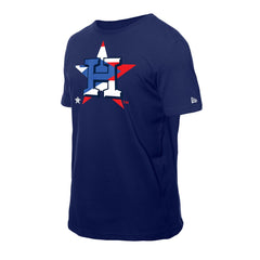 Houston Astros Puerto Rican Flag Logo T-Shirt Navy | New Era