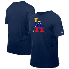 Los Angeles Dodgers Venezuelan Flag Logo T-Shirt Navy | New Era