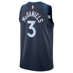 Jaden McDaniels Minnesota Timberwolves Unisex Swingman Player Jersey - Icon Edition - Navy