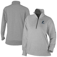 Miami Marlins Women's Birchwood Hills Quarter-Zip Pullover Gray | Columbia