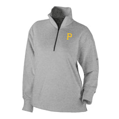 Pittsburgh Pirates Women's Birchwood Hills Quarter-Zip Pullover Gray | Columbia