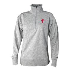 Philadelphia Phillies Women's Birchwood Hills Quarter-Zip Pullover Gray | Columbia