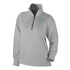 Seattle Mariners Women's Birchwood Hills Quarter-Zip Pullover Gray | Columbia
