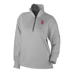 Boston Red Sox Women's Birchwood Hills Quarter-Zip Pullover Gray | Columbia