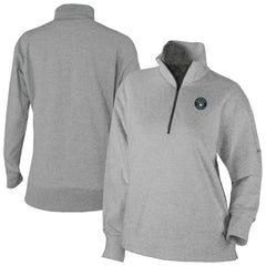 Milwaukee Brewers Women's Birchwood Hills Quarter-Zip Pullover Gray | Columbia