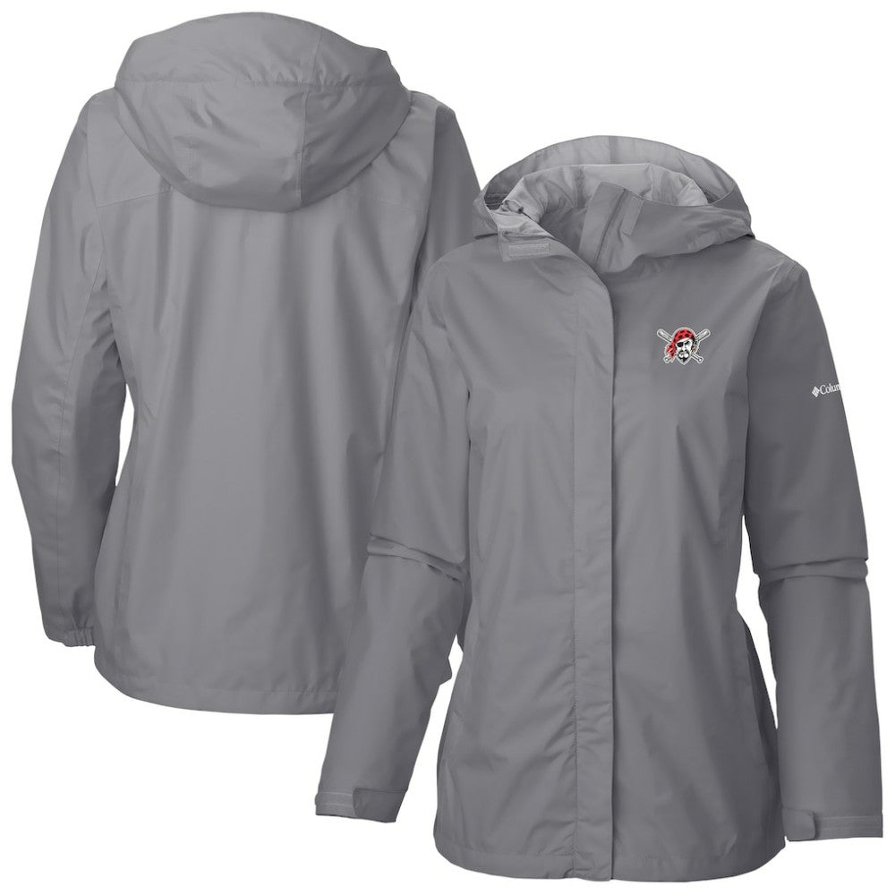 Pittsburgh Pirates Women's Arcadia II Full Zip-Jacket Gray | Columbia
