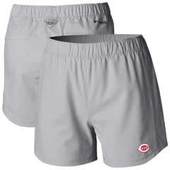 Cincinnati Reds Women's Tamiami Pull-On Shorts Gray | Columbia
