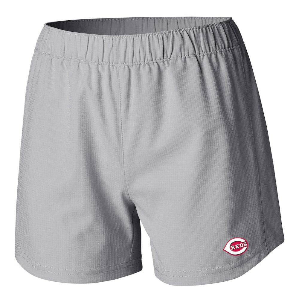 Cincinnati Reds Women's Tamiami Pull-On Shorts Gray | Columbia