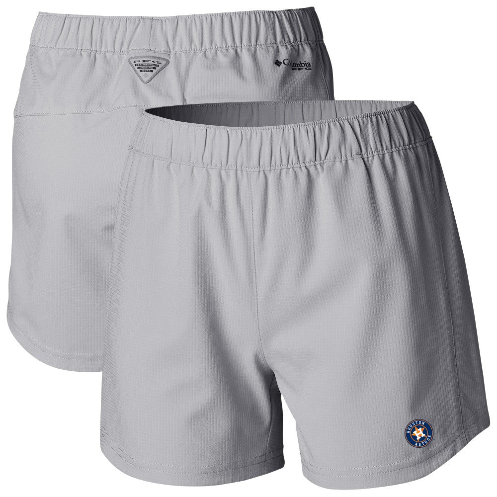 Houston Astros Women's Tamiami Pull-On Shorts Gray | Columbia