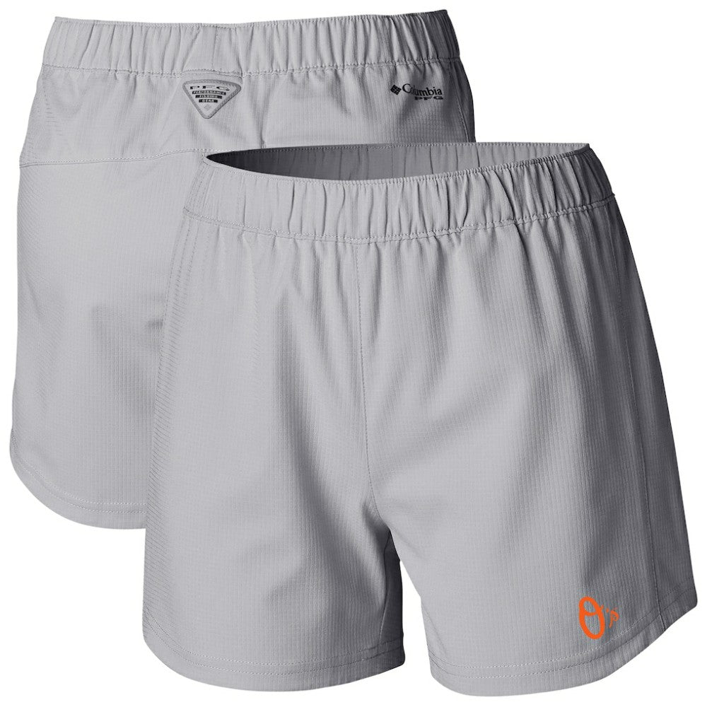 Baltimore Orioles Women's Tamiami Pull-On Shorts Gray | Columbia