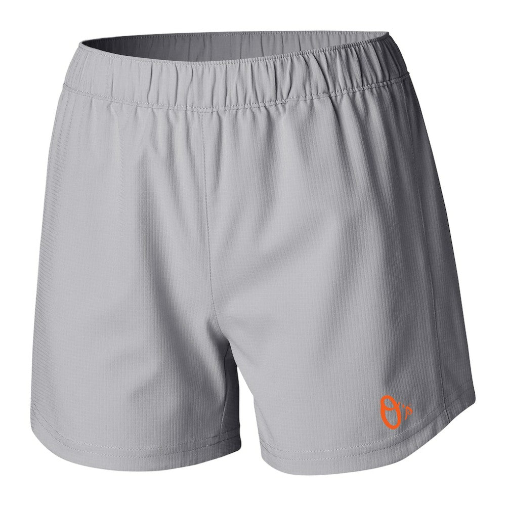 Baltimore Orioles Women's Tamiami Pull-On Shorts Gray | Columbia