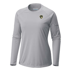 Milwaukee Brewers Tidal Tee II Long Sleeve T-Shirt Gray | Columbia