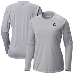 Miami Marlins Tidal Tee II Long Sleeve T-Shirt Gray | Columbia