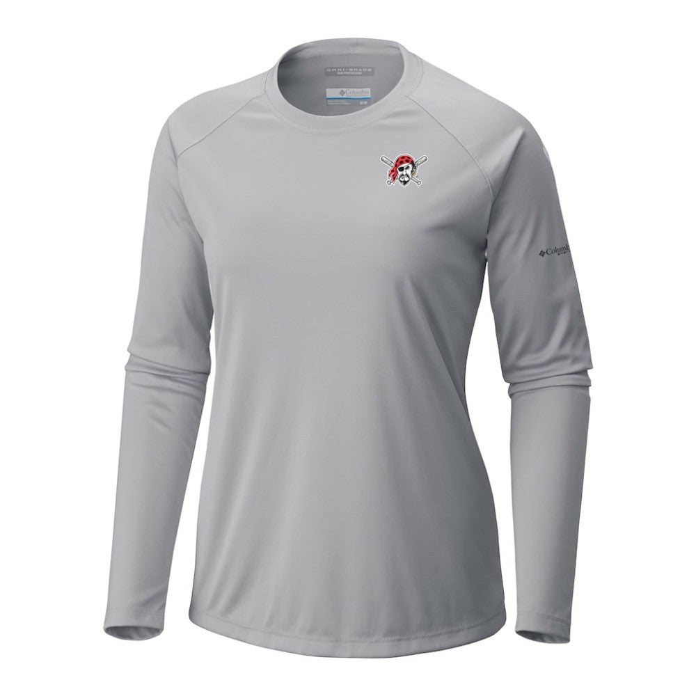 Pittsburgh Pirates Tidal Tee II Long Sleeve T-Shirt Gray | Columbia