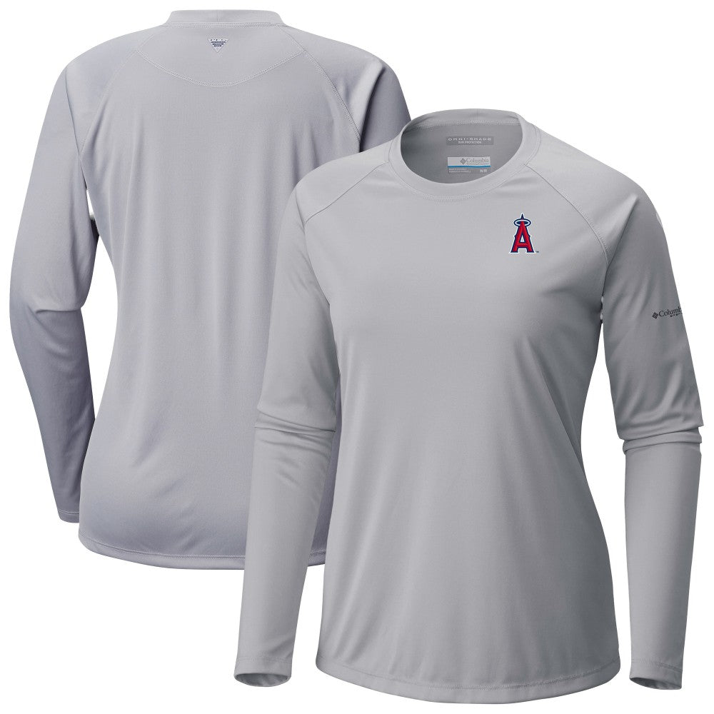 Los Angeles Angels Tidal Tee II Long Sleeve T-Shirt Gray | Columbia