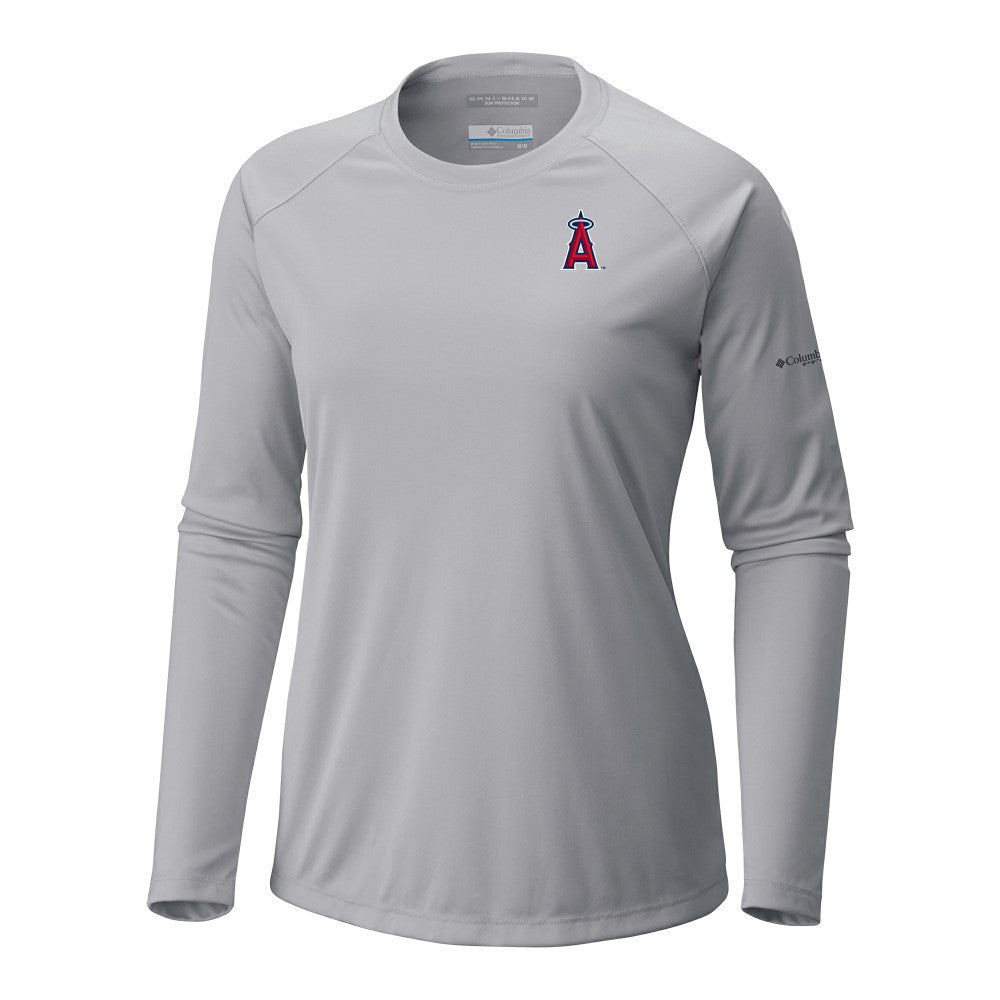 Los Angeles Angels Tidal Tee II Long Sleeve T-Shirt Gray | Columbia