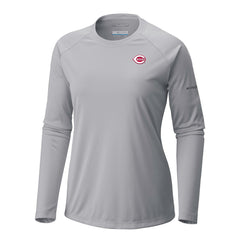 Cincinnati Reds Tidal Tee II Long Sleeve T-Shirt Gray | Columbia