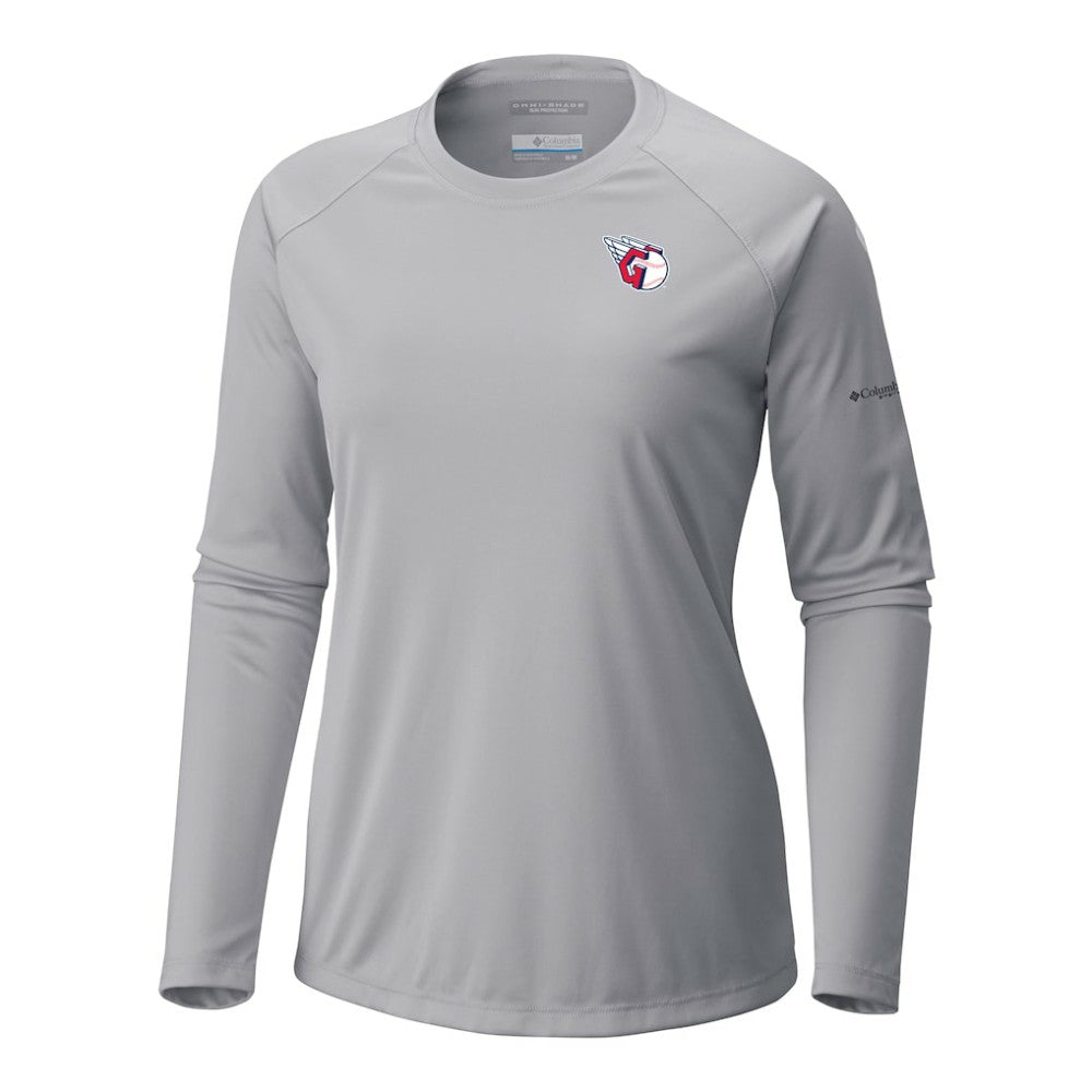 Cleveland Guardians Tidal Tee II Long Sleeve T-Shirt Gray | Columbia