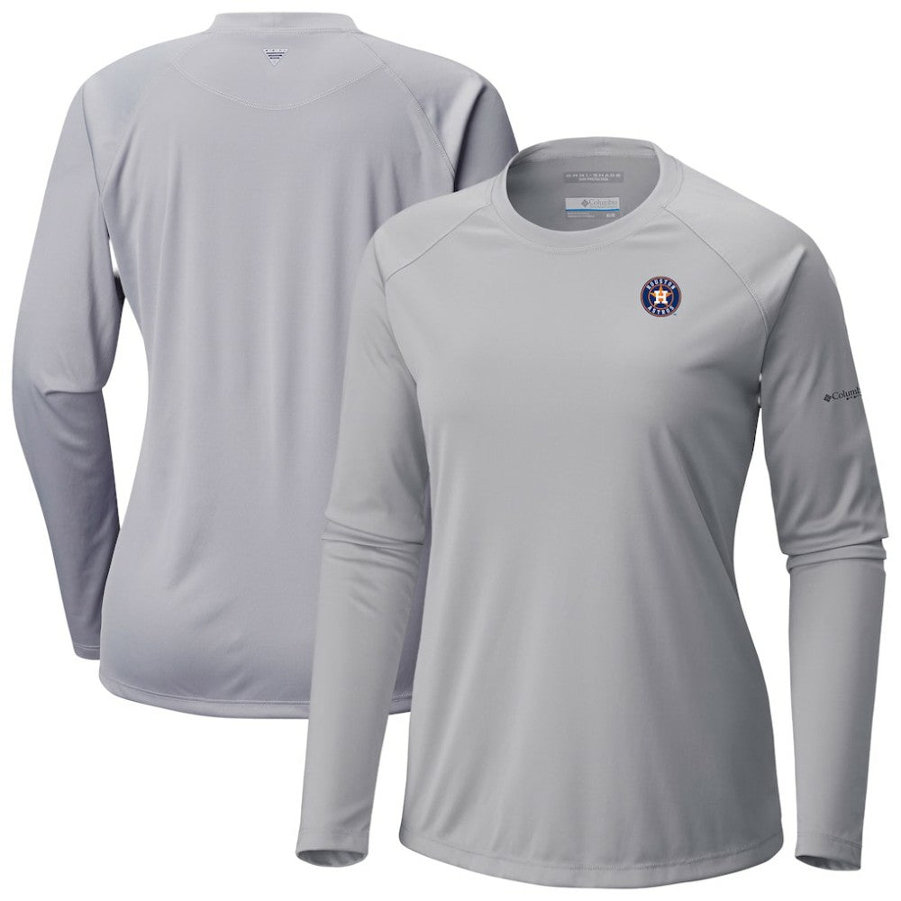 Houston Astros Tidal Tee II Long Sleeve T-Shirt Gray | Columbia
