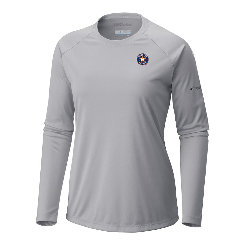 Houston Astros Tidal Tee II Long Sleeve T-Shirt Gray | Columbia