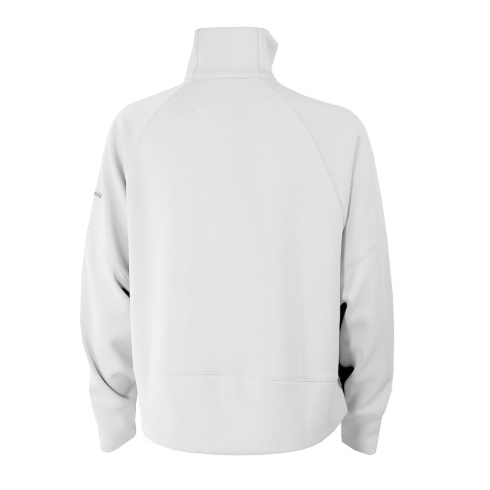 San Francisco Giants Women's Wickhams Hills Raglan Omni-Wick Quarter-Zip Pullover White | Columbia