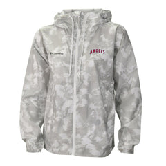 Los Angeles Angels Women's Flash Challenger Full-Zip Hoodie Windbreaker Jacket Gray/White | Columbia