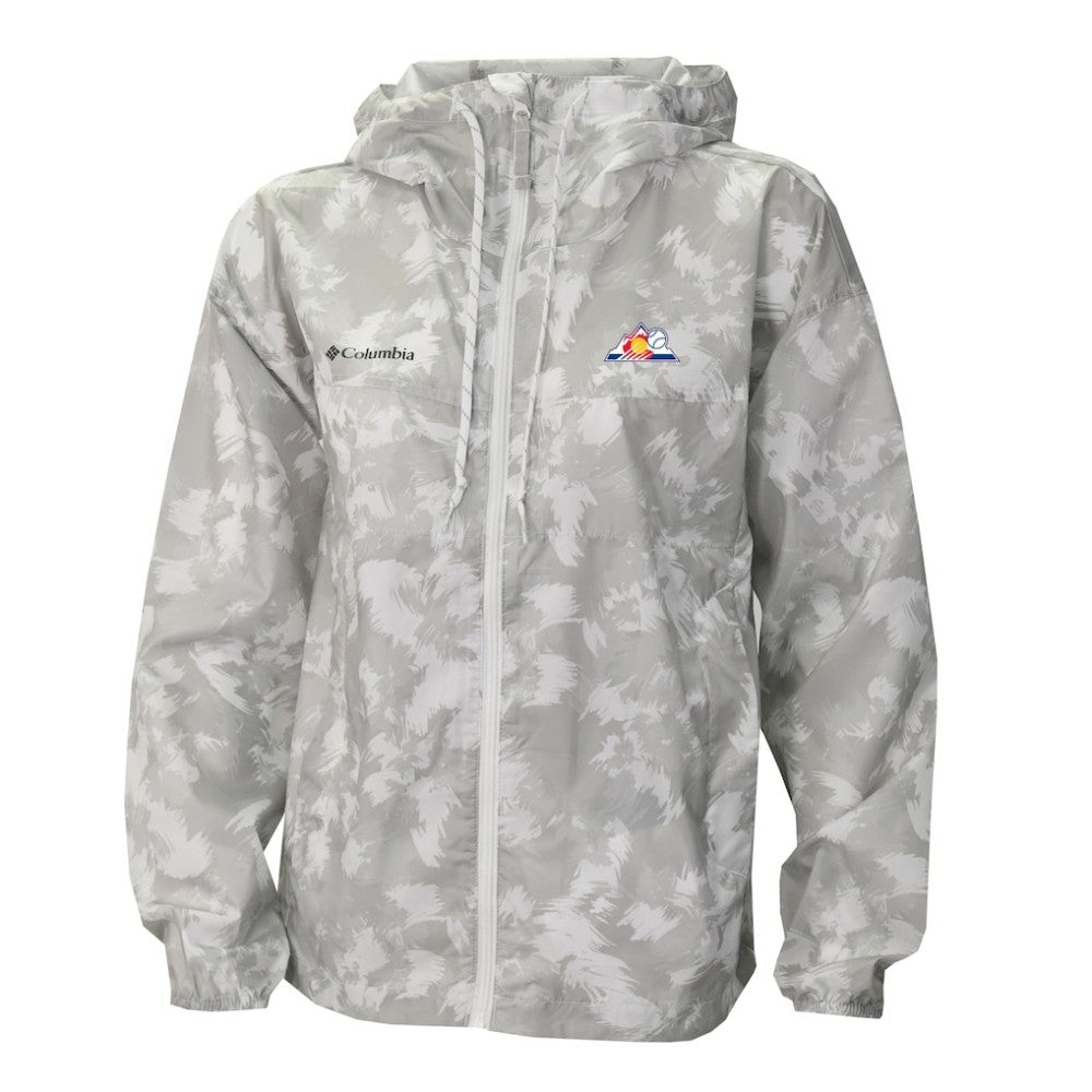 Colorado Rockies Women's Flash Challenger Full-Zip Hoodie Windbreaker Jacket Gray/White | Columbia