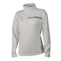Boston Red Sox Women's Skiff Guide Fleece Half-Zip Pullover Jacket White | Columbia