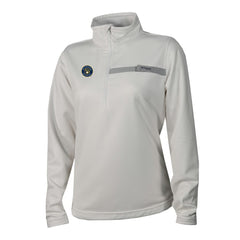 Milwaukee Brewers Women's Skiff Guide Fleece Half-Zip Pullover Jacket White | Columbia