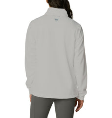 Tampa Bay Rays Women's Skiff Guide Fleece Half-Zip Pullover Jacket White | Columbia