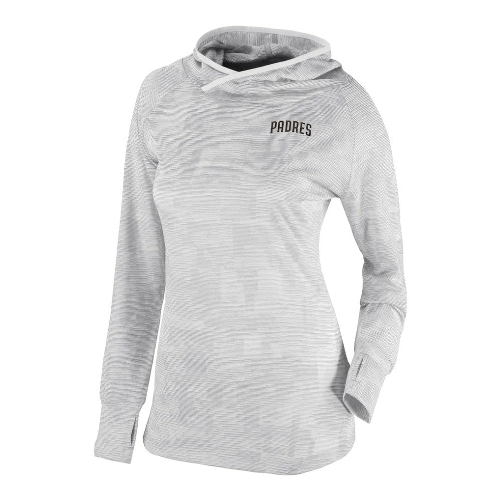 San Diego Padres Women's Omni-Wick Sunday Ball Raglan Pullover Hoodie White | Columbia