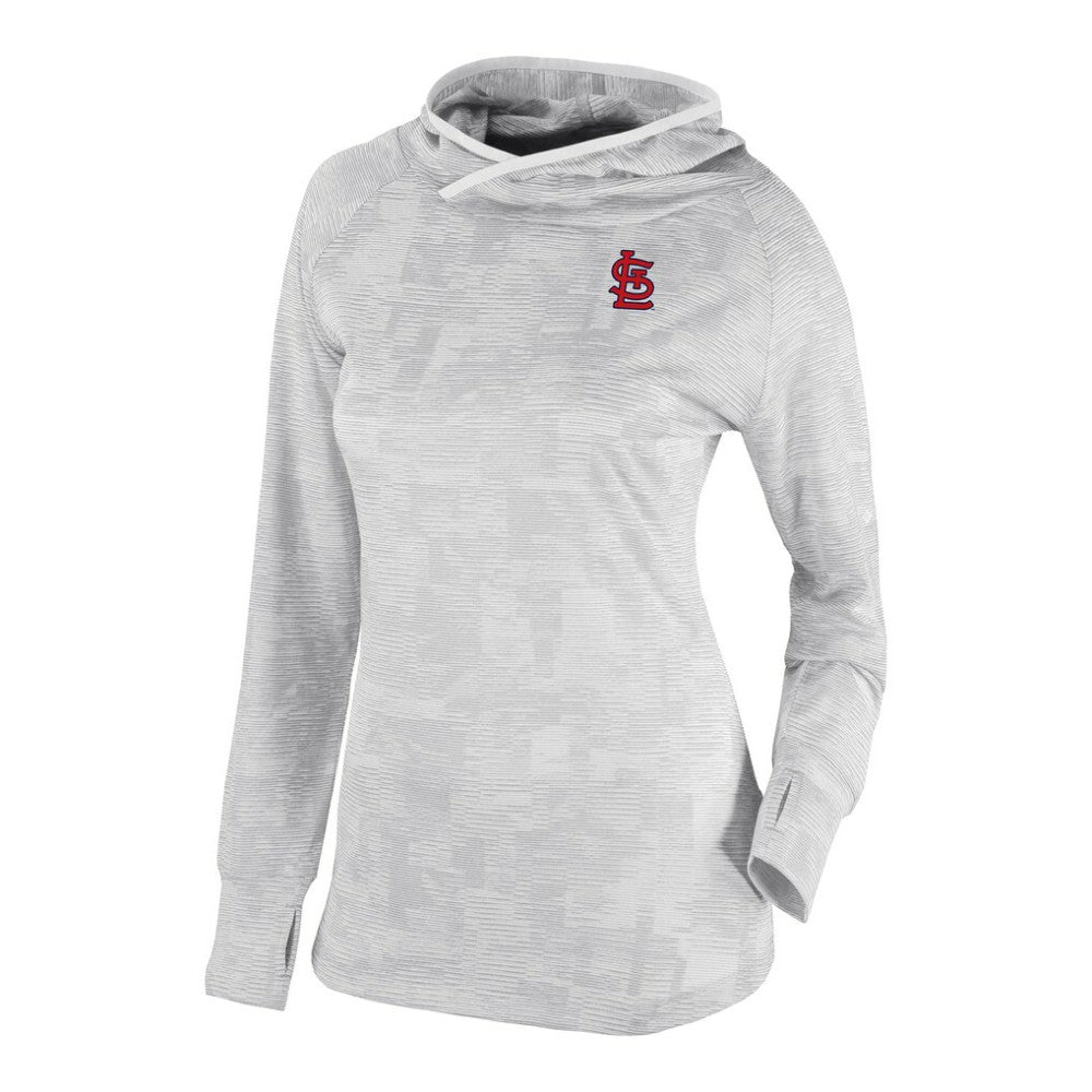 St. Louis Cardinals Women's Omni-Wick Sunday Ball Raglan Pullover Hoodie White | Columbia