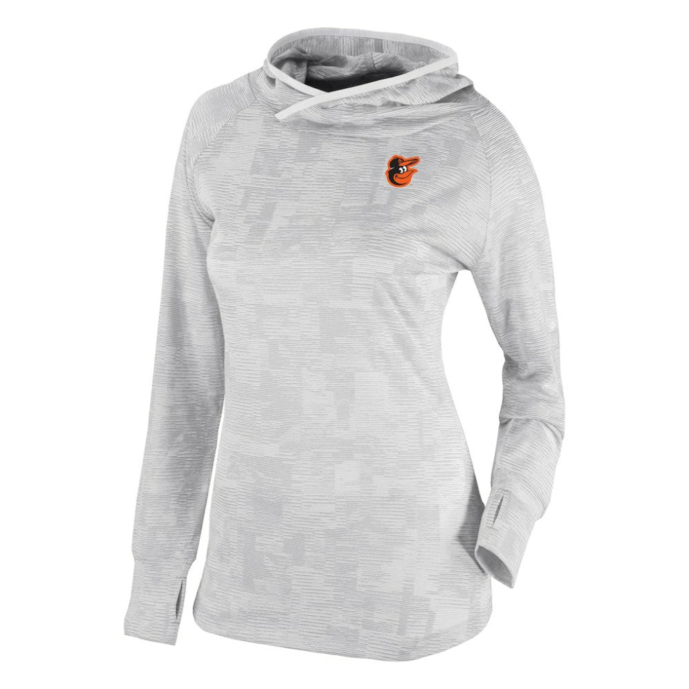 Baltimore Orioles Women's Omni-Wick Sunday Ball Raglan Pullover Hoodie White | Columbia