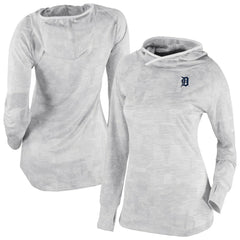 Detroit Tigers Women's Omni-Wick Sunday Ball Raglan Pullover Hoodie White | Columbia