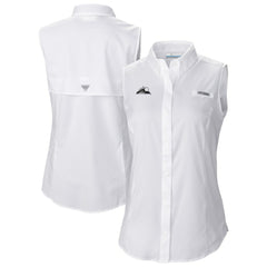 Colorado Rockies Women's Tamiami Sleeveless Shirt White | Columbia