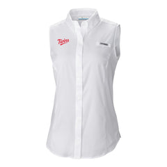 Minnesota Twins Women's Tamiami Sleeveless Shirt White | Columbia