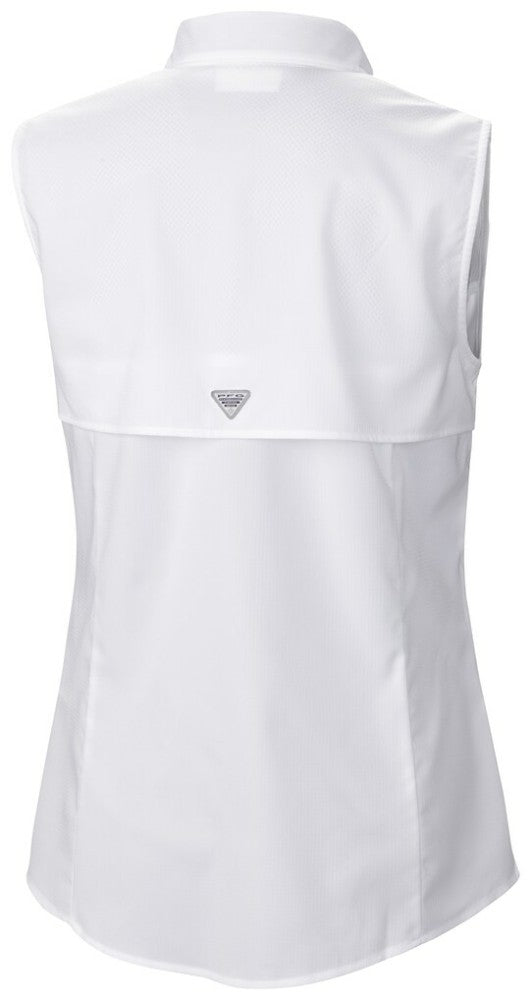 Miami Marlins Women's Tamiami Sleeveless Shirt White | Columbia