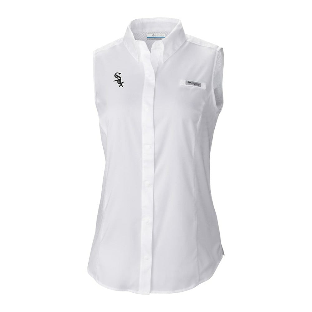 Chicago White Sox Women's Tamiami Sleeveless Shirt White | Columbia