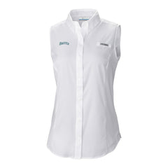 Seattle Mariners Women's Tamiami Sleeveless Shirt White | Columbia