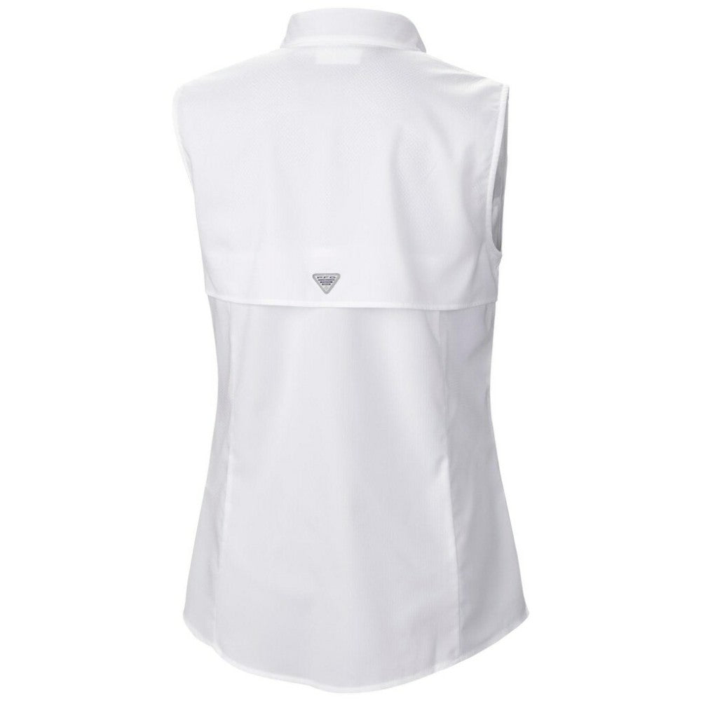 Tampa Bay Rays Women's Tamiami Sleeveless Shirt White | Columbia