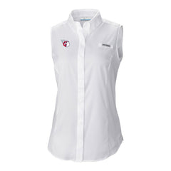 Cleveland Guardians Women's Tamiami Sleeveless Shirt White | Columbia