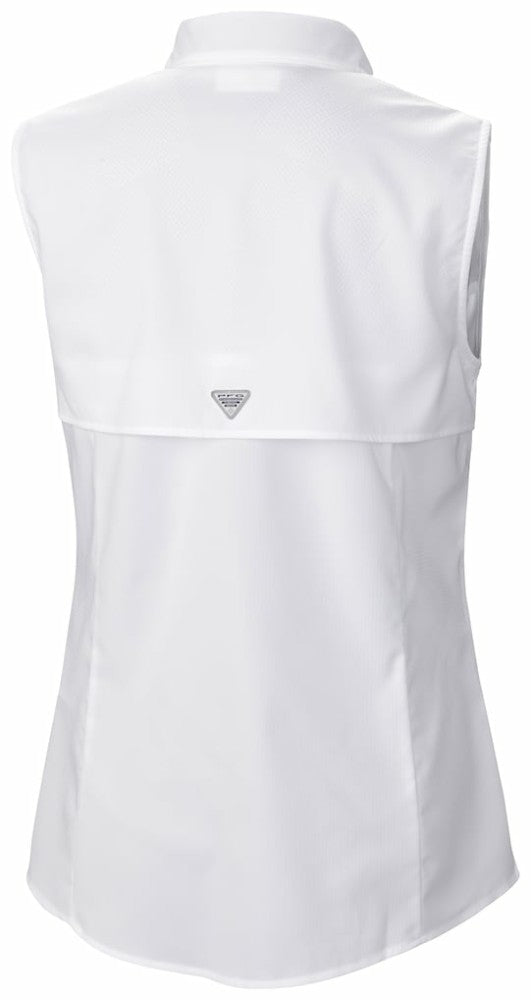 Cleveland Guardians Women's Tamiami Sleeveless Shirt White | Columbia