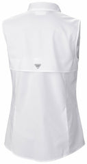 Cleveland Guardians Women's Tamiami Sleeveless Shirt White | Columbia