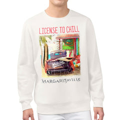 Chicago White Sox Margaritaville License to Chill Fleece Sweatshirt Cream